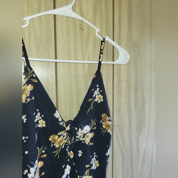 Womens Midi Floral Flowy Sundress - Picture 4 of 6